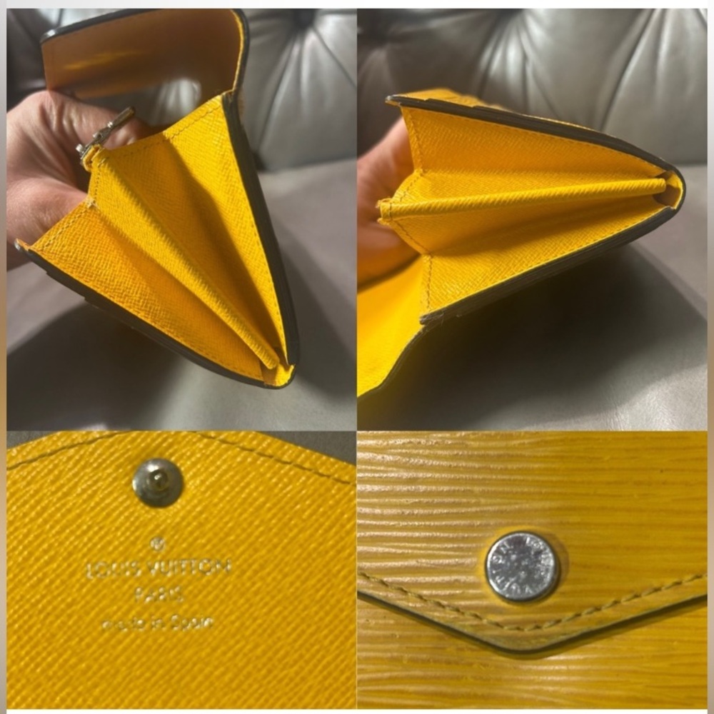 Louis Vuitton™ Yellow Wallet | Vintage - Picture 4 of 11